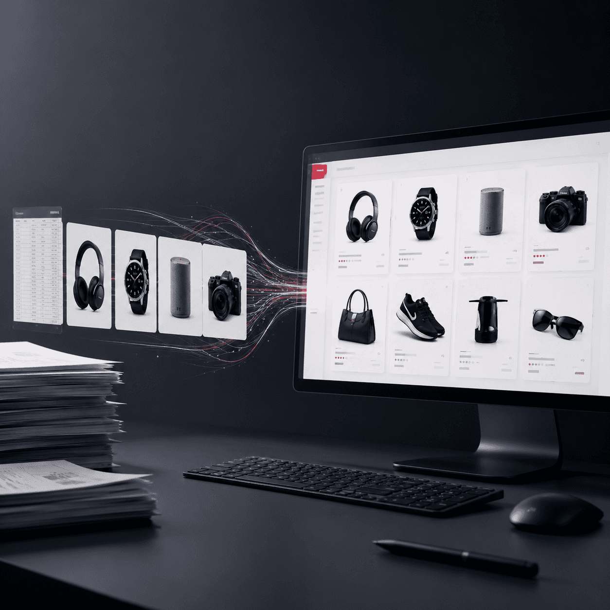 Enriching unorganized data into market-ready SKUs