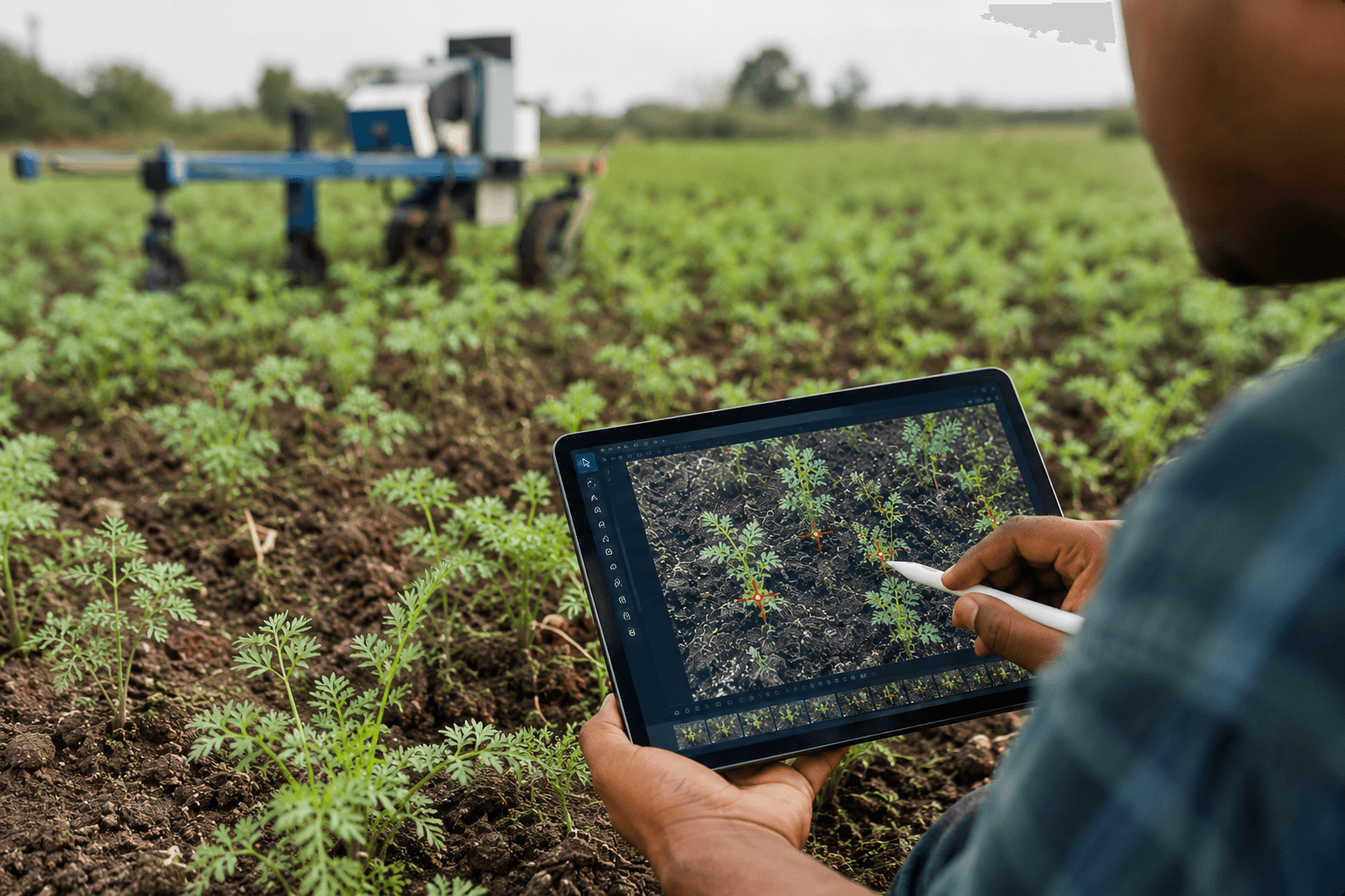 Scaled Delivery for Precision Weeding Data